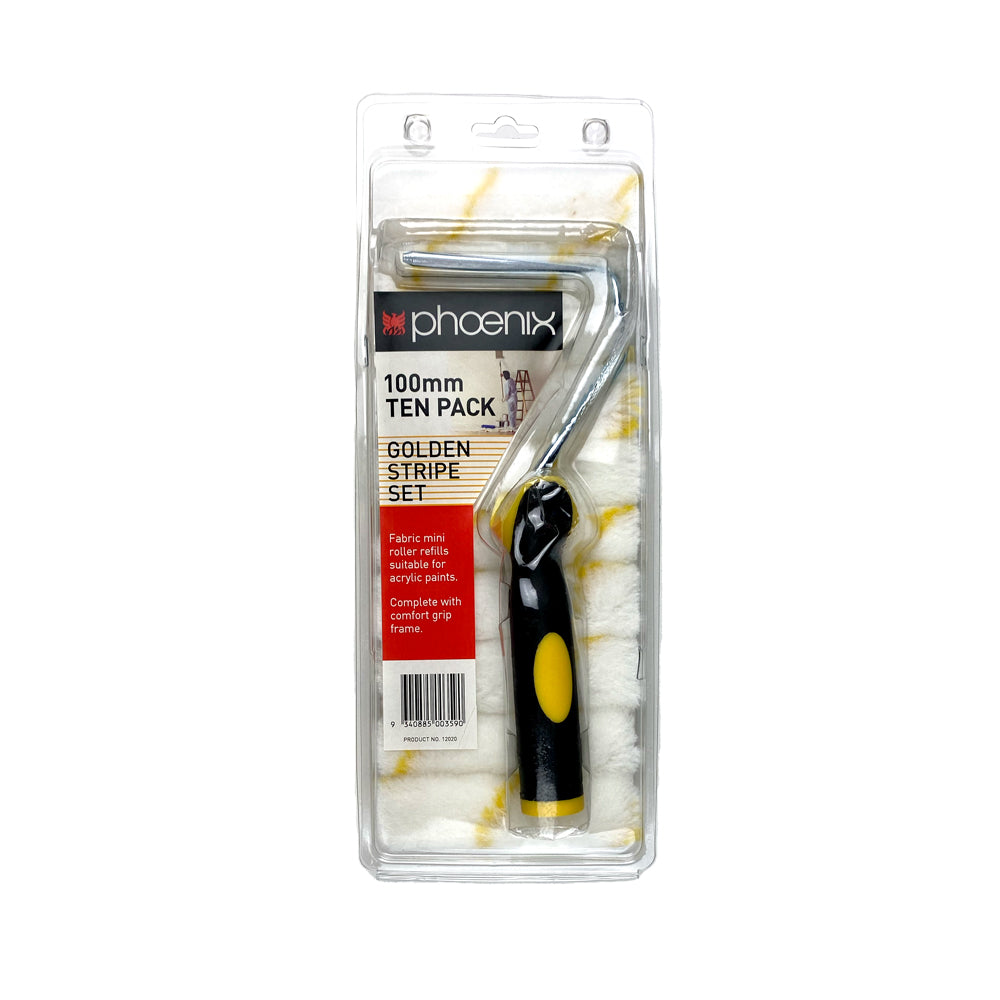 Mini Roller 100mm Frame & Roller Cover10 Pack