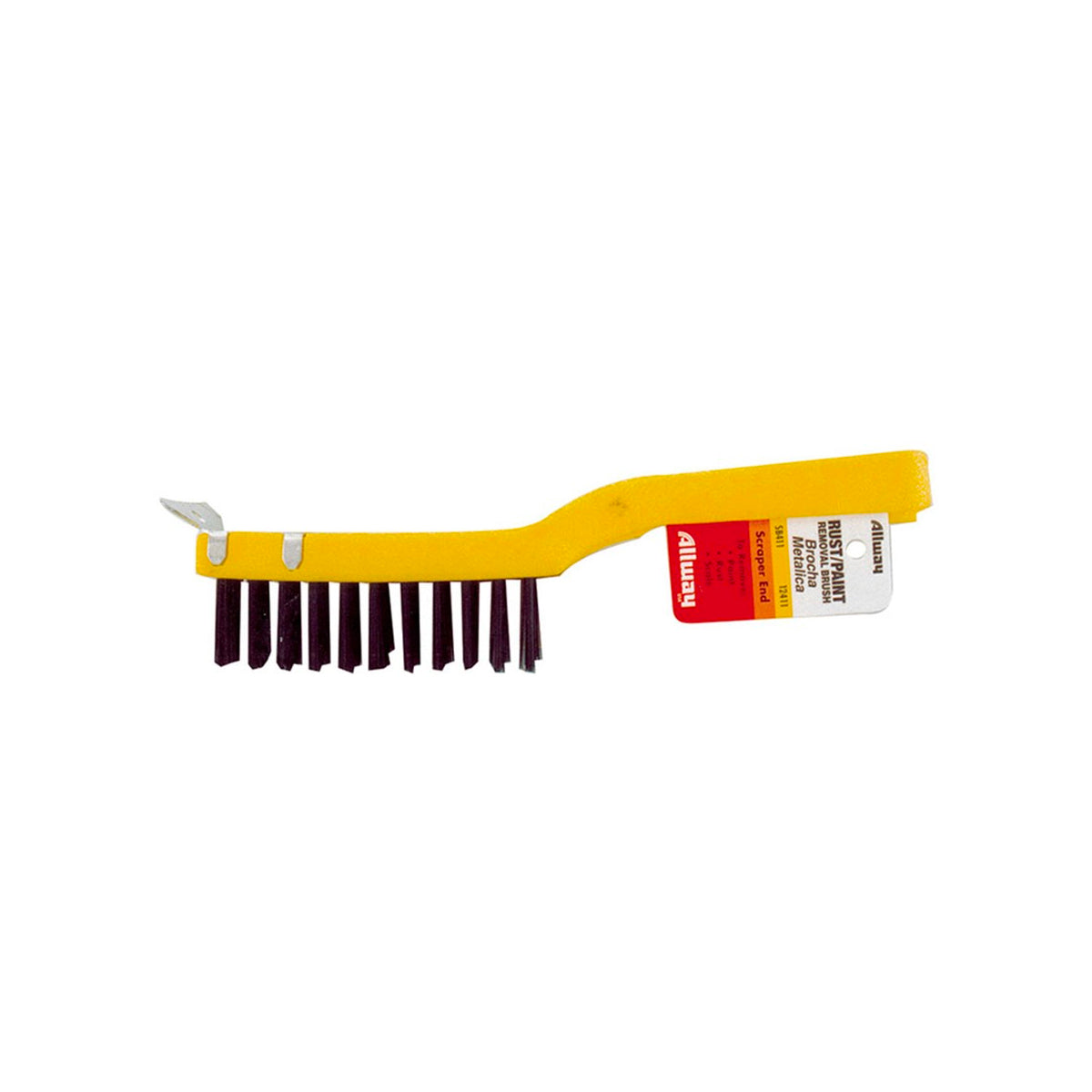 Sterling Wire Brush with Scraper