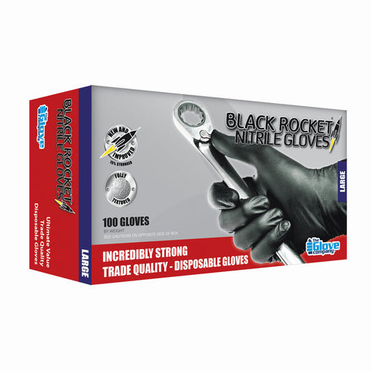 Black Rocket® Nitrile Disposable Gloves