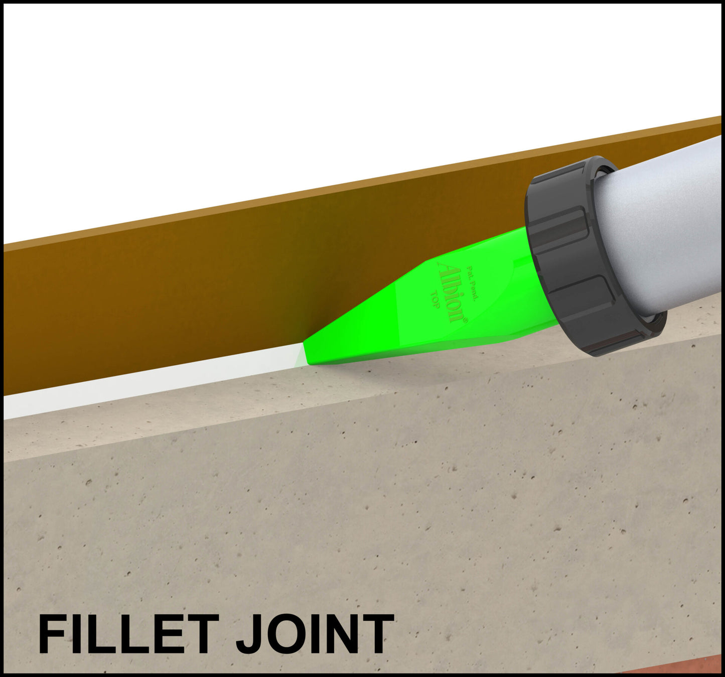 Albion Green Square Bead Nozzle