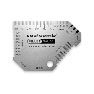 Sealcomb Fillet Gauge