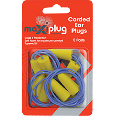 Maxisafe Corded Ear Plugs