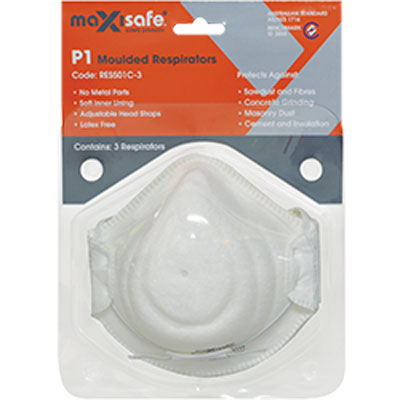 Maxisafe P1 Moulded Respirators